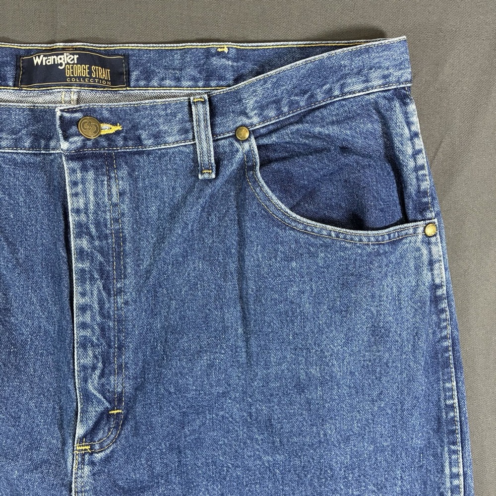Wrangler George Strait Cowboy Cut Jeans Mens 40x36 Original Utility Work 13MGSHD